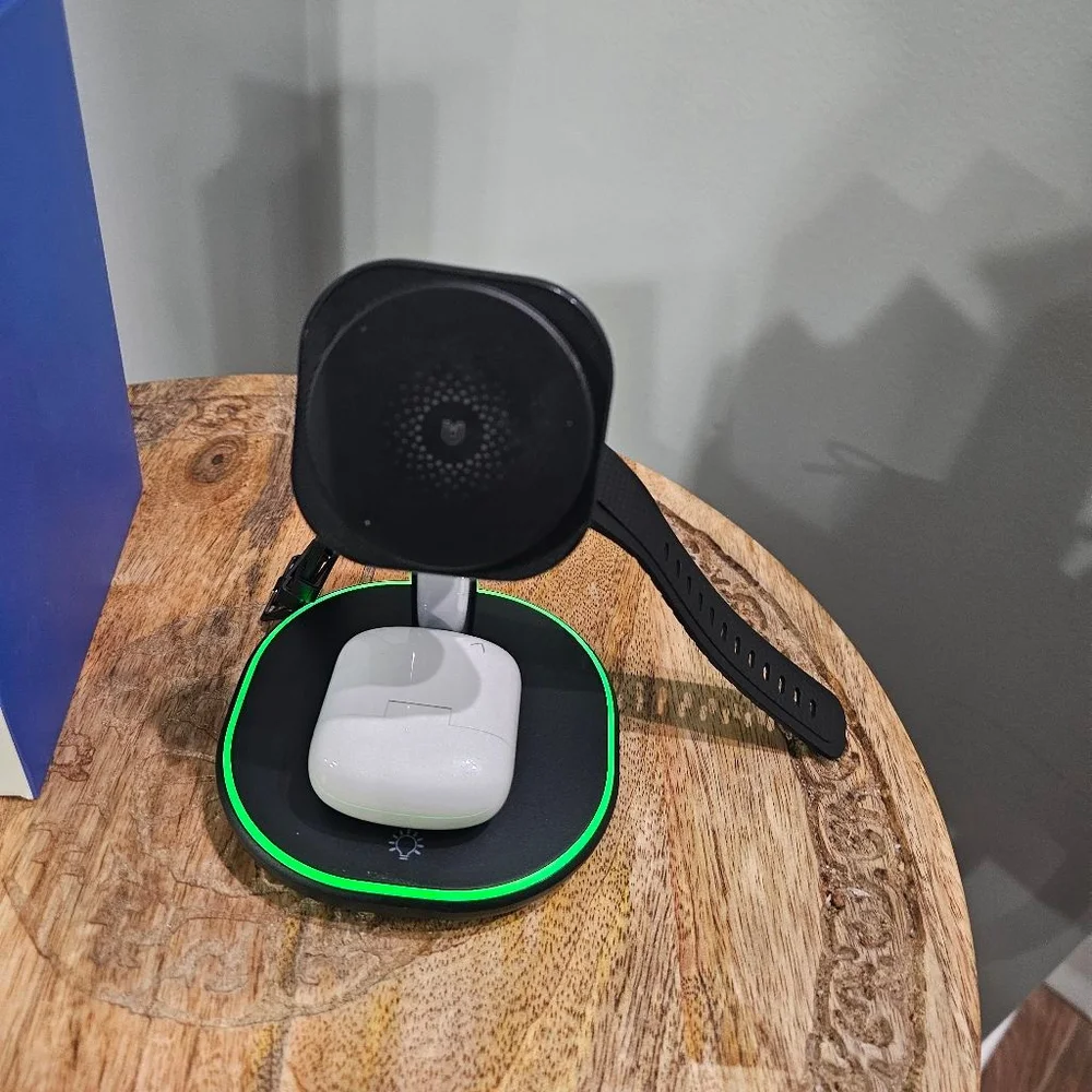 Unbranded 3-in-1 Magnetic Wireless Charger One Size Black G